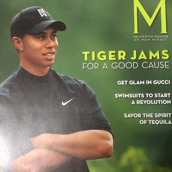 Tiger Woods (Cover of MGM Magazine) NICE!! - Picture 1 of 4